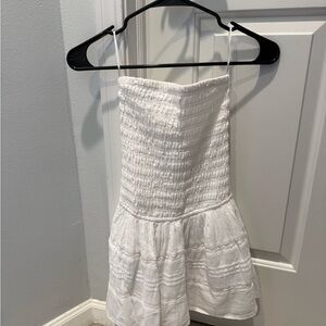 White Strapless Dress